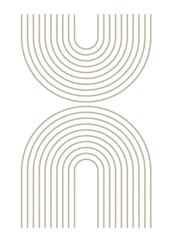 Poster Art Lines No2
