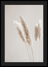 Close-up of dried reed straws in beige tones, photographic-4