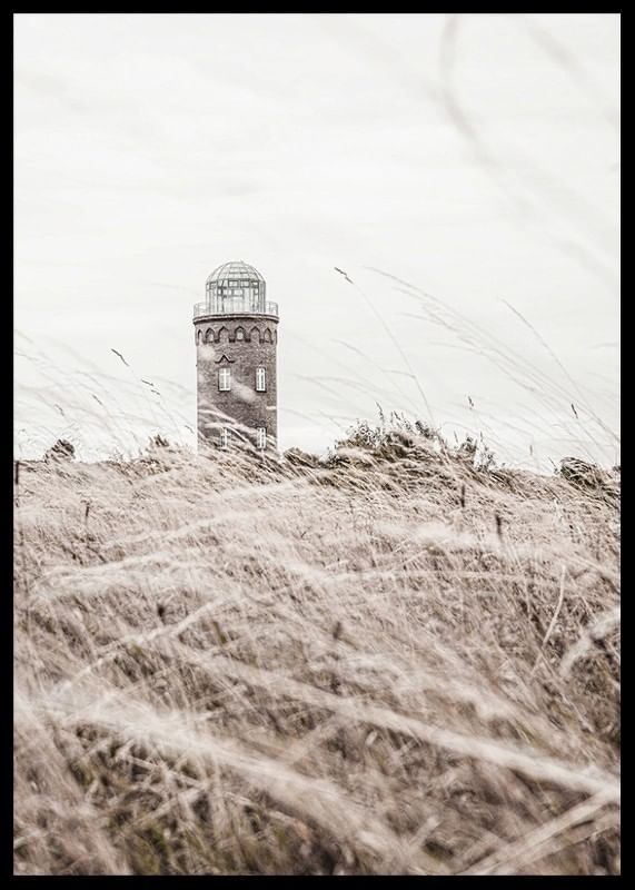 Lighthouse In Field-12