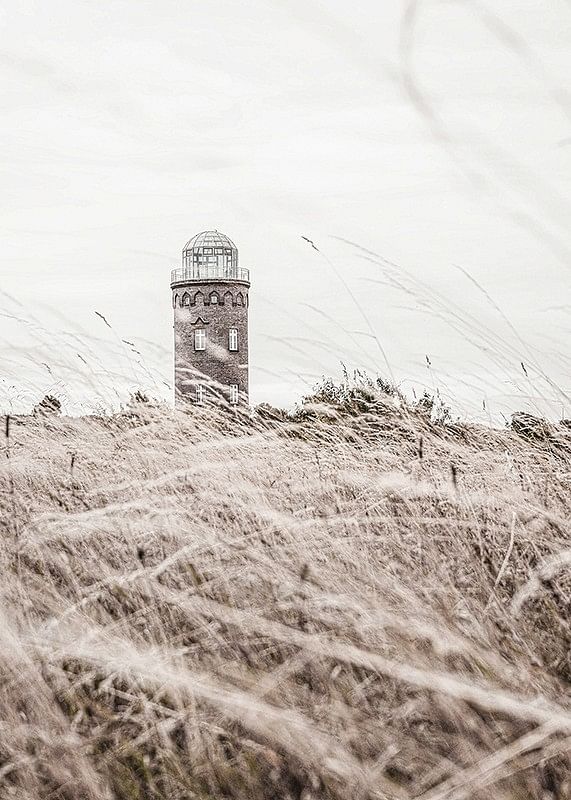 Lighthouse In Field-12