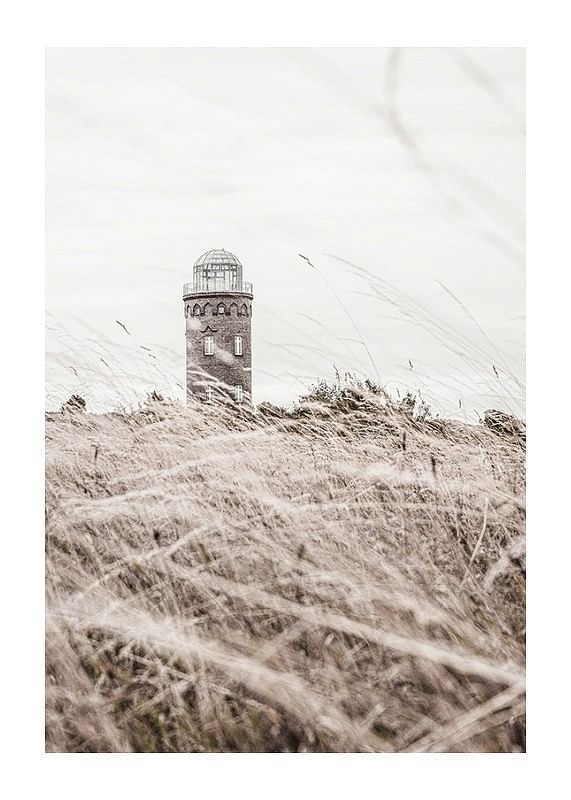 Poster Lighthouse In Field