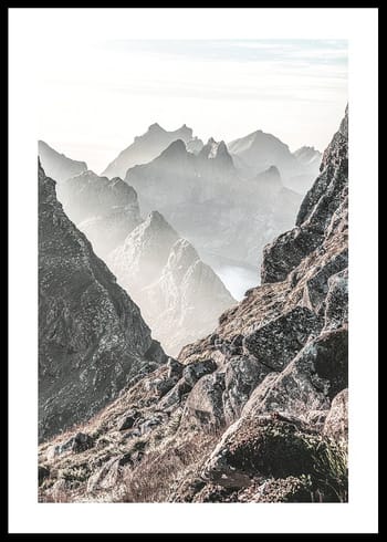 Poster Majestic Mountain View