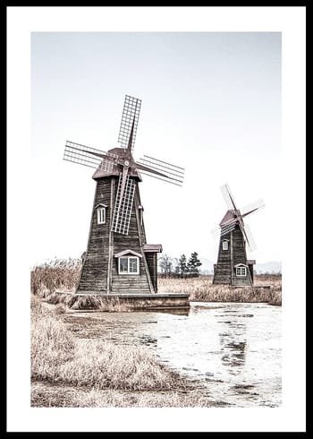 Plakat Old Wind Mills