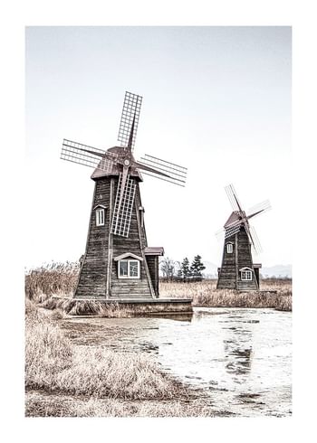 Poster Old Wind Mills