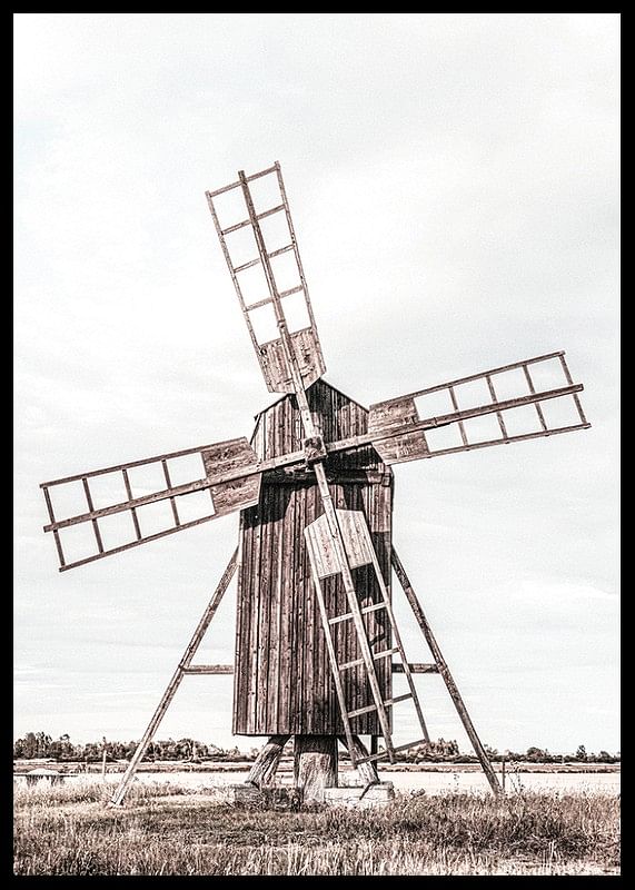 Old Wooden Wind Mill-12