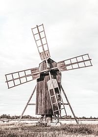 Old Wooden Wind Mill-3