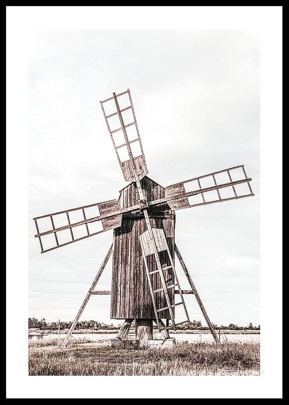 Old Wooden Wind Mill-12