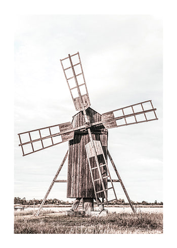 Plakat Old Wooden Wind Mill