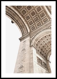 The Arc De Triomphe In Paris-0