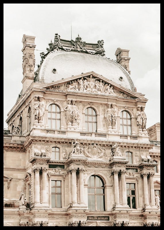 Fotografi av Pavillon Richelieu med utsmyckade fasaddetaljer-12