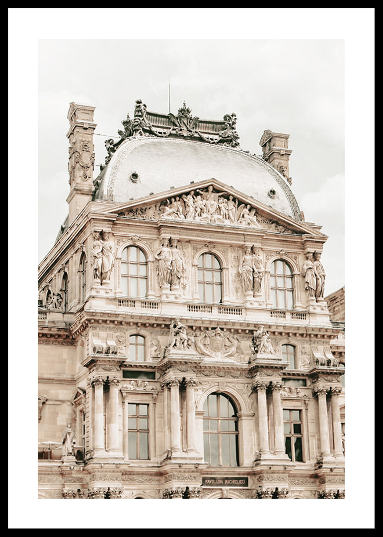 Fotografi av Pavillon Richelieu med utsmyckade fasaddetaljer-12