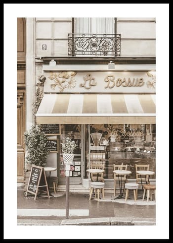 Plakat Cafe in Paris