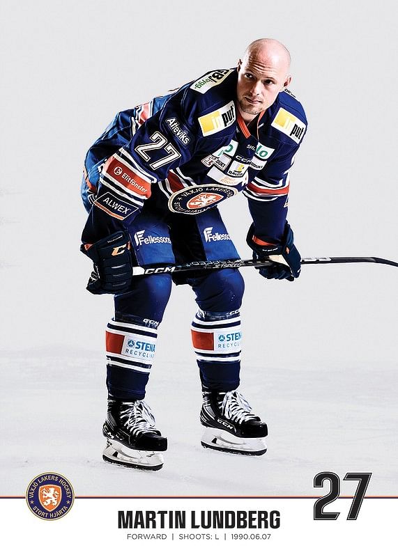 Växjö Lakers Martin Lundberg #27-12