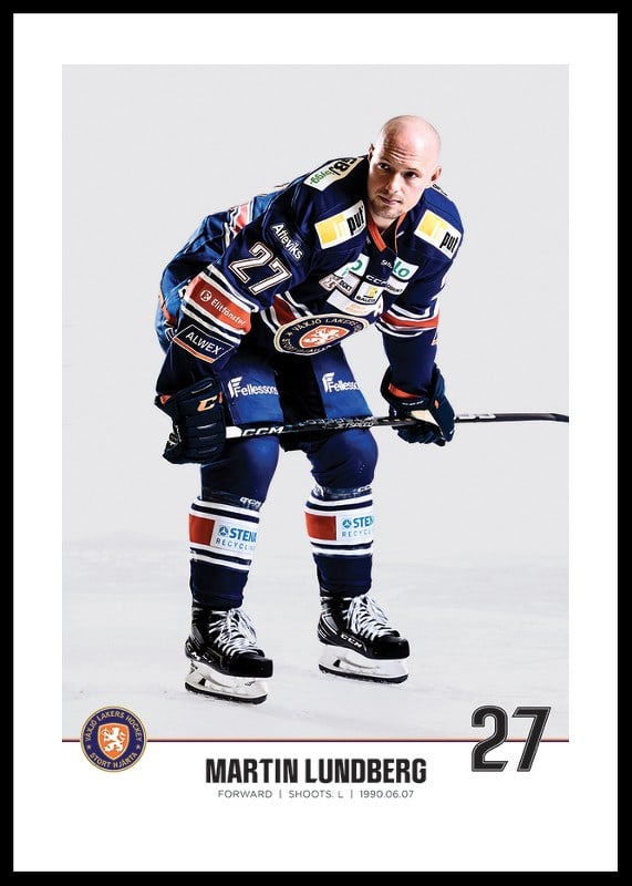 Växjö Lakers Martin Lundberg #27-12
