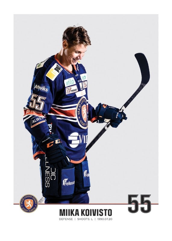 Växjö Lakers Mika Koivisto #55-12