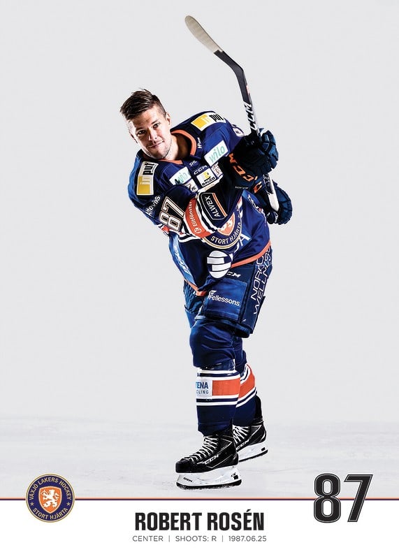 Växjö Lakers Robert Rosén #87-12