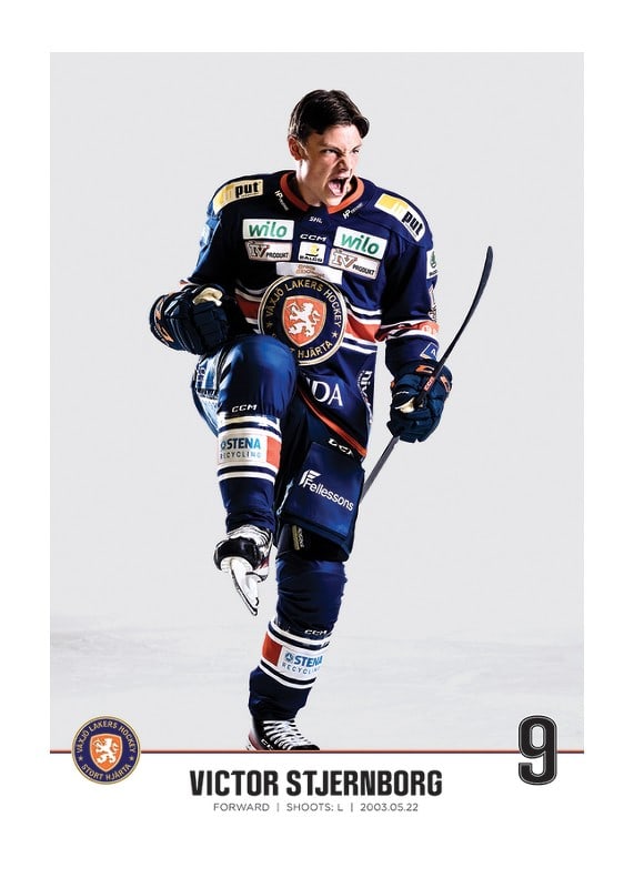 Växjö Lakers Victor Stjernborg #9-12
