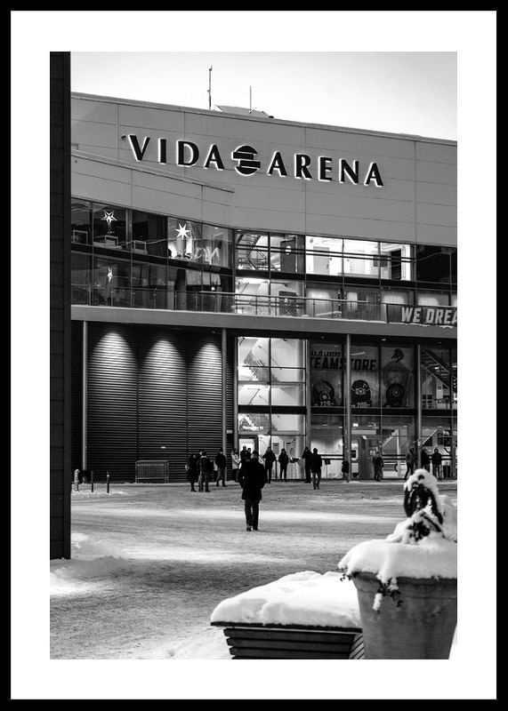Växjö Lakers Vida Arena B&W No1-12