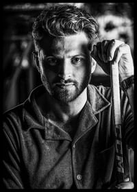 Växjö Lakers Lukas Bengtsson B&W-2