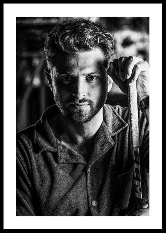 Växjö Lakers Lukas Bengtsson B&W-12