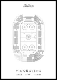 Växjö Lakers Vida Arena Skiss Vit-2