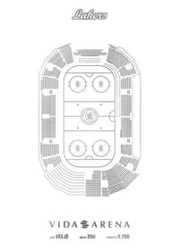 Växjö Lakers Vida Arena Skiss Vit-3