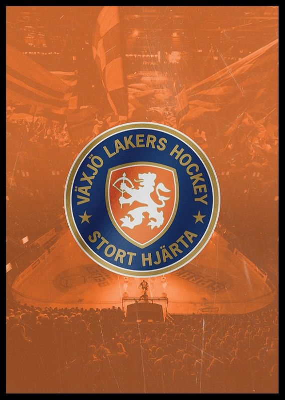 Växjö Lakers VLH Logo Orange-12