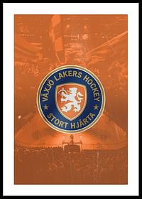 Växjö Lakers VLH Logo Orange-0