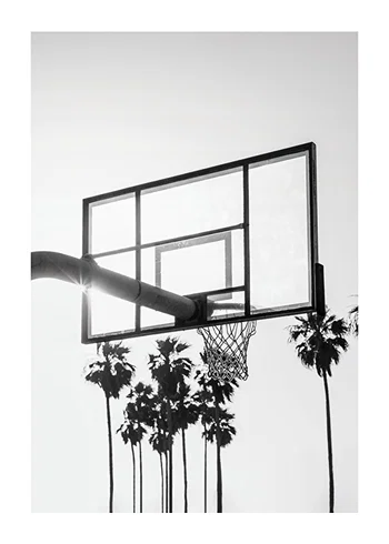Poster Basketball L.A Court
