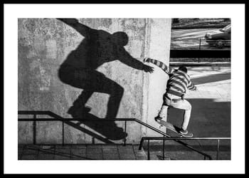 Póster Skateboard Grind