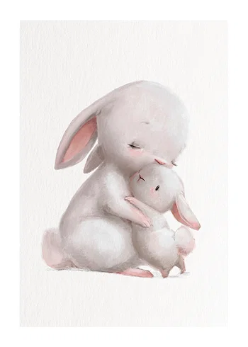 Poster Bunny Family Love