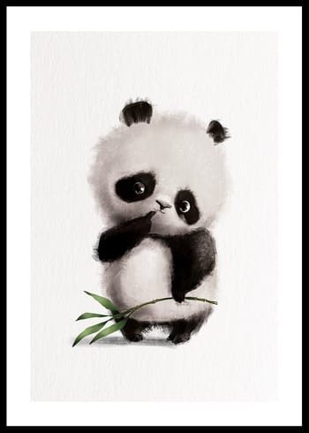 Plakat Thoughtful Panda