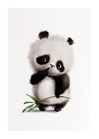 Poszter Thoughtful Panda