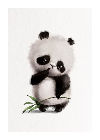 Plakatas Thoughtful Panda