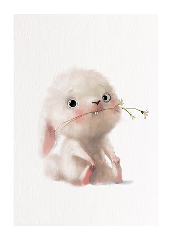 Plakāts Bunny And Flower