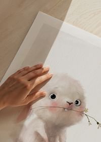 Bunny And Flower-5
