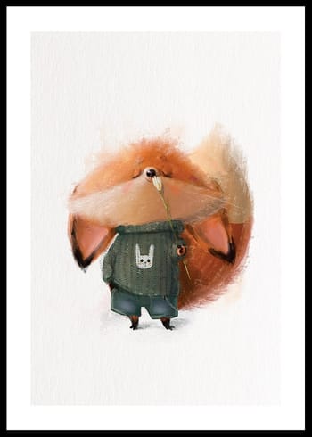 Plakāts Fox And Flower