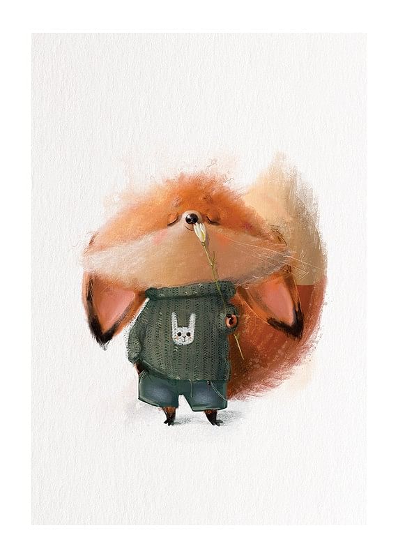 Fox And Flower-12