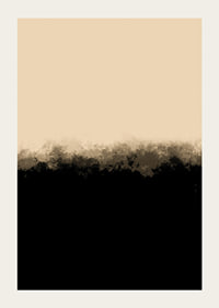 Abstract fields in beige and black with soft transitions-3