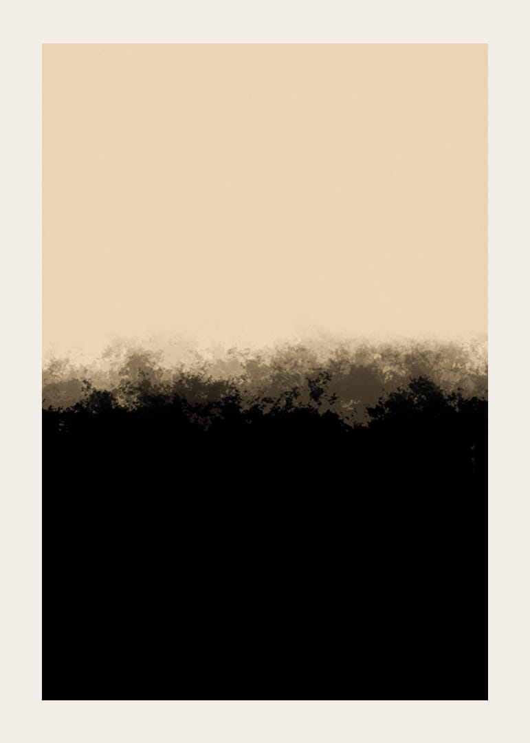 Abstrakte felt i beige og svart med myke overganger-12