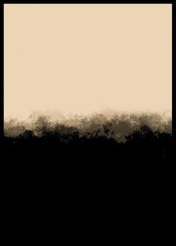 Abstract fields in beige and black with soft transitions-12