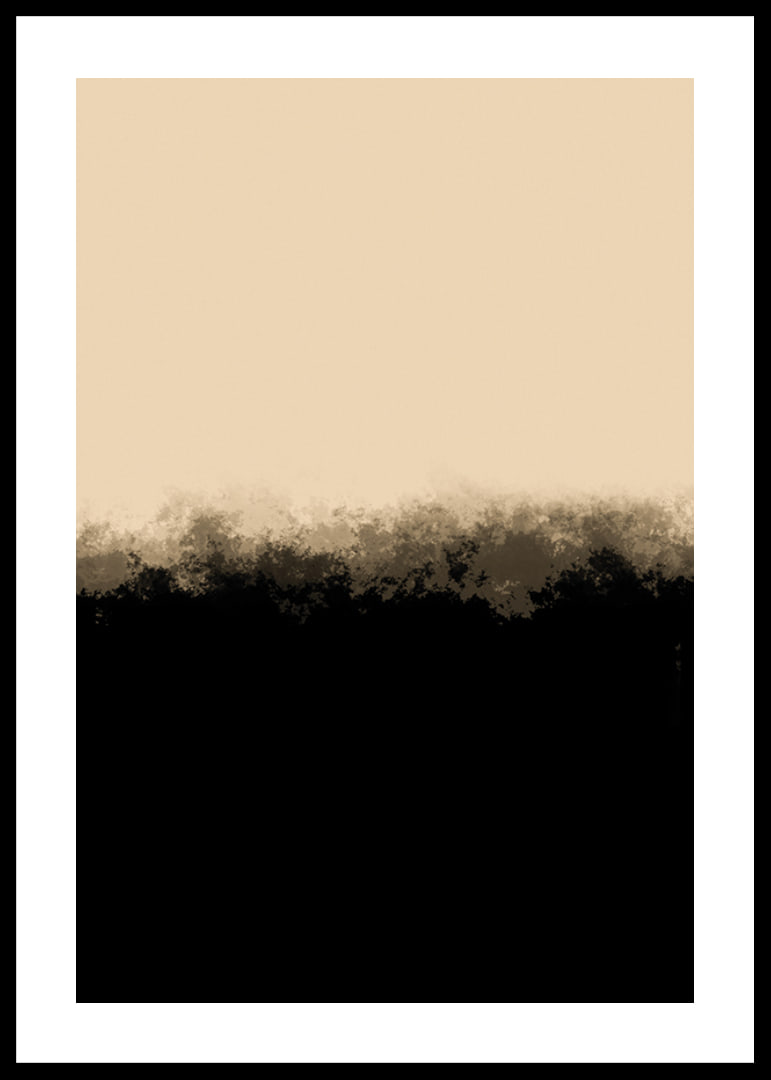 Abstract fields in beige and black with soft transitions-12