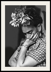 Frida Kahlo B&W-2