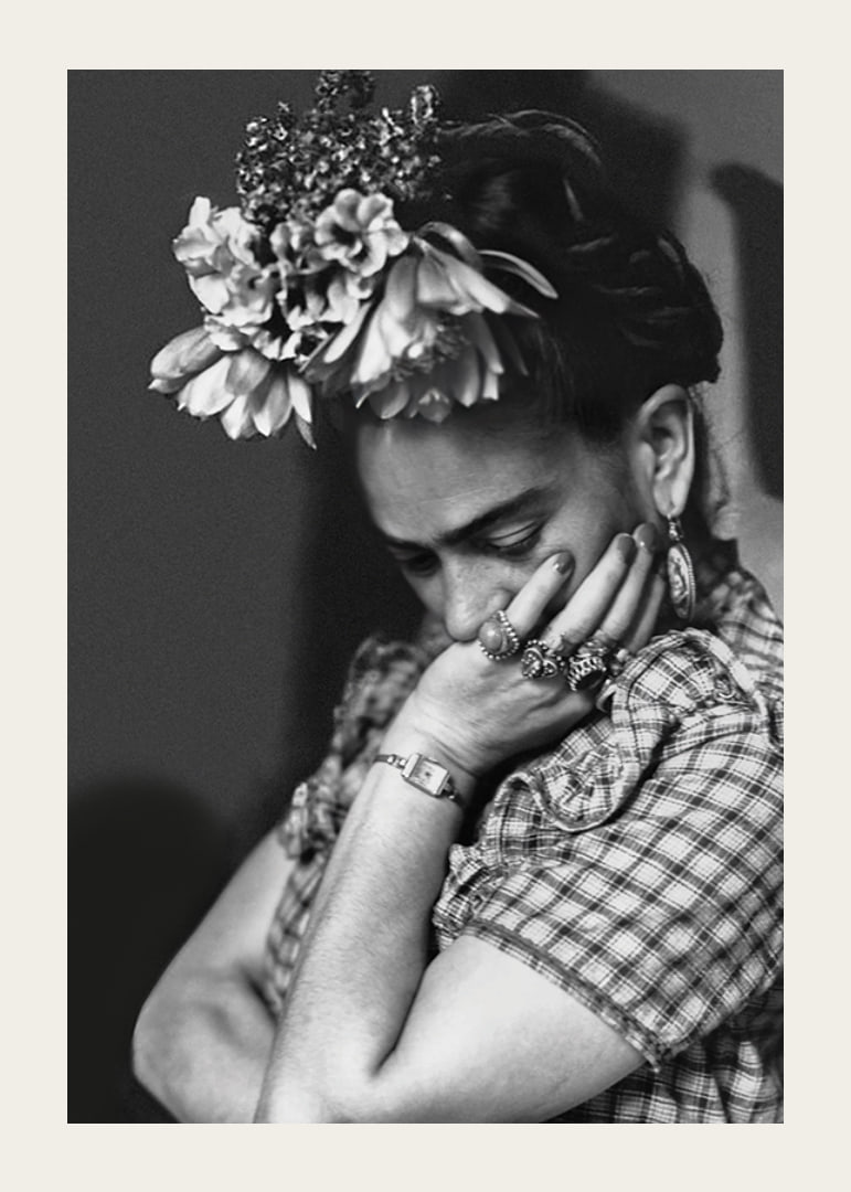 Frida Kahlo B&W-12