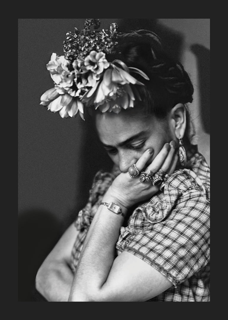 Frida Kahlo B&W-12