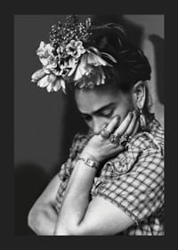 Frida Kahlo B&W-5