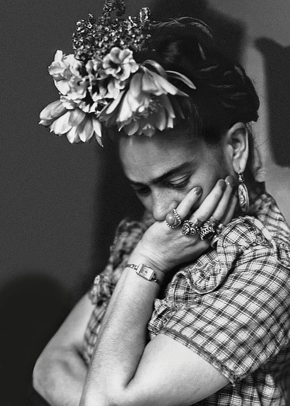 Frida Kahlo B&W-12