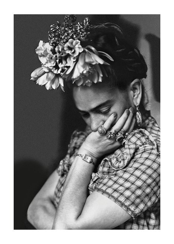 Frida Kahlo B&W-12