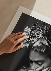 Frida Kahlo B&W-9