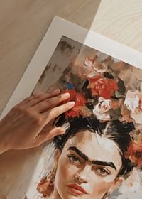 Frida Kahlo Abstract Portrait-5